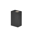 Kinkiety zewnętrzne - NORDLUX ASBOL Lampa Ścienna LED Aluminium Czarny 2019071003 - product 1