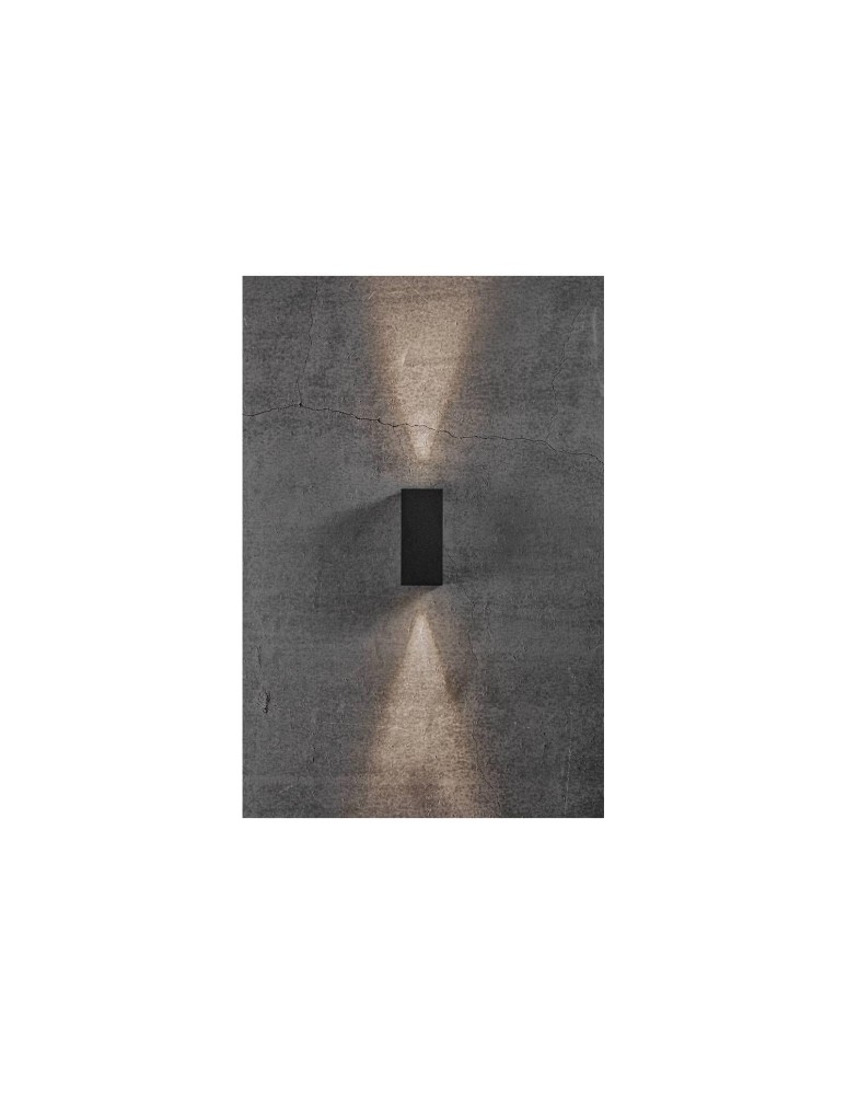 Kinkiety zewnętrzne - NORDLUX ASBOL Lampa Ścienna LED Aluminium Czarny 2019071003 - product kolory-swiatla.pl 4