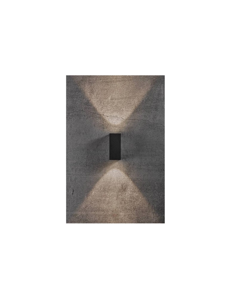 Kinkiety zewnętrzne - NORDLUX ASBOL Lampa Ścienna LED Aluminium Czarny 2019071003 - product kolory-swiatla.pl 5