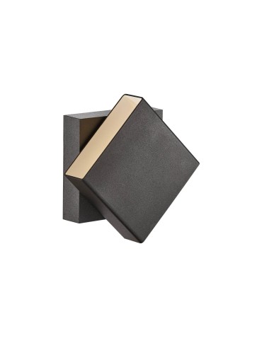 NORDLUX TURN Lampa Ścienna LED Aluminium Czarny 2019061003