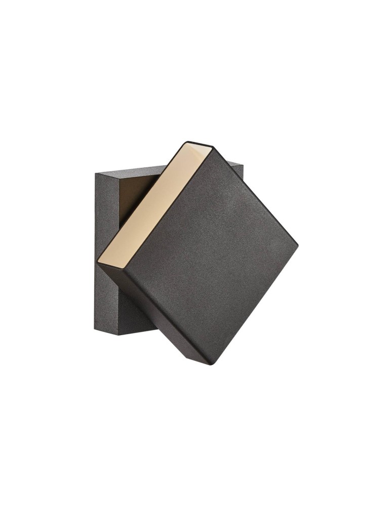 NORDLUX TURN Lampa Ścienna LED Aluminium Czarny 2019061003 NORDLUX TURN Lampa Ścienna LED Aluminium Czarny 2019061003
