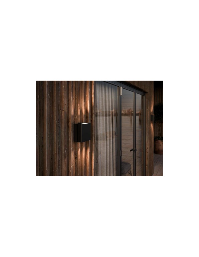NORDLUX TURN Lampa Ścienna LED Aluminium Czarny 2019061003 NORDLUX TURN Lampa Ścienna LED Aluminium Czarny 2019061003