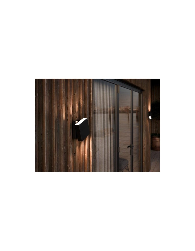 NORDLUX TURN Lampa Ścienna LED Aluminium Czarny 2019061003 NORDLUX TURN Lampa Ścienna LED Aluminium Czarny 2019061003