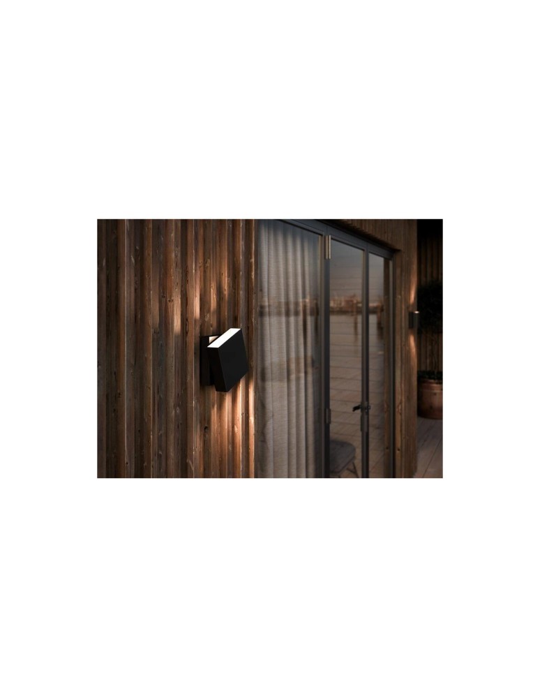 NORDLUX TURN Lampa Ścienna LED Aluminium Czarny 2019061003 NORDLUX TURN Lampa Ścienna LED Aluminium Czarny 2019061003