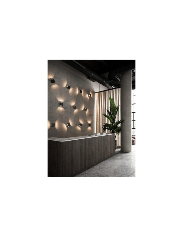 NORDLUX TURN Lampa Ścienna LED Aluminium Czarny 2019061003 NORDLUX TURN Lampa Ścienna LED Aluminium Czarny 2019061003