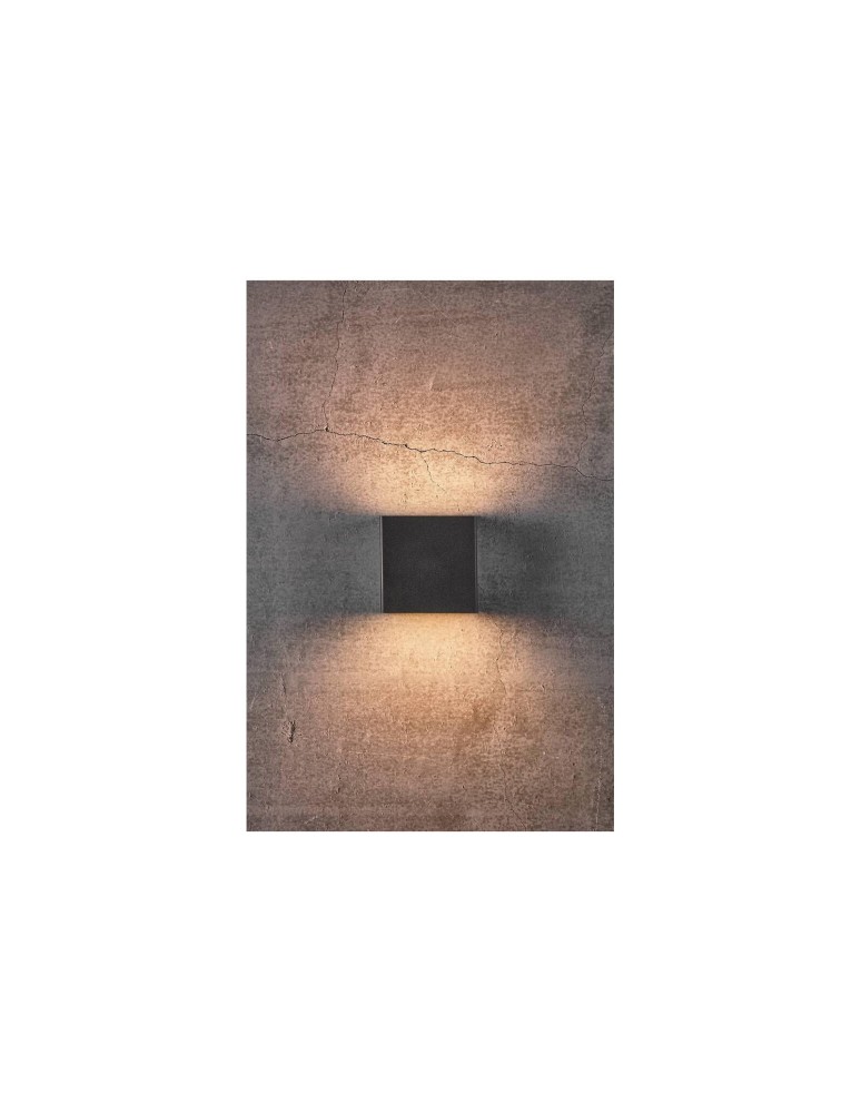 NORDLUX TURN Lampa Ścienna LED Aluminium Czarny 2019061003 NORDLUX TURN Lampa Ścienna LED Aluminium Czarny 2019061003