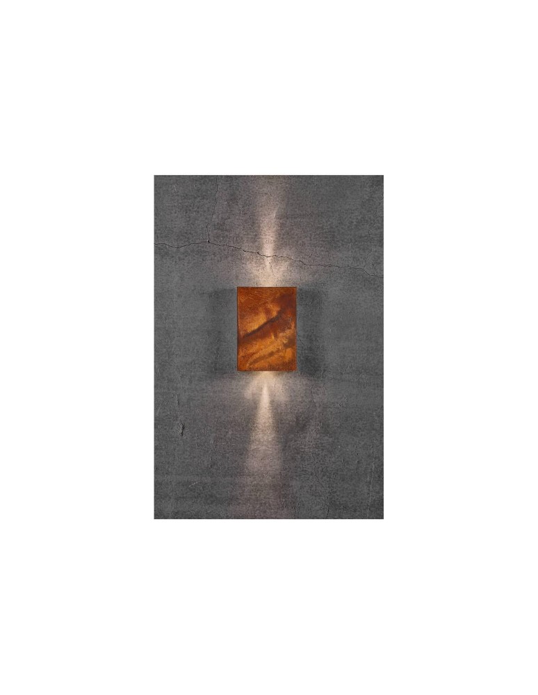 NORDLUX FOLD Lampa Ścienna LED Metal Corten 2019051038
