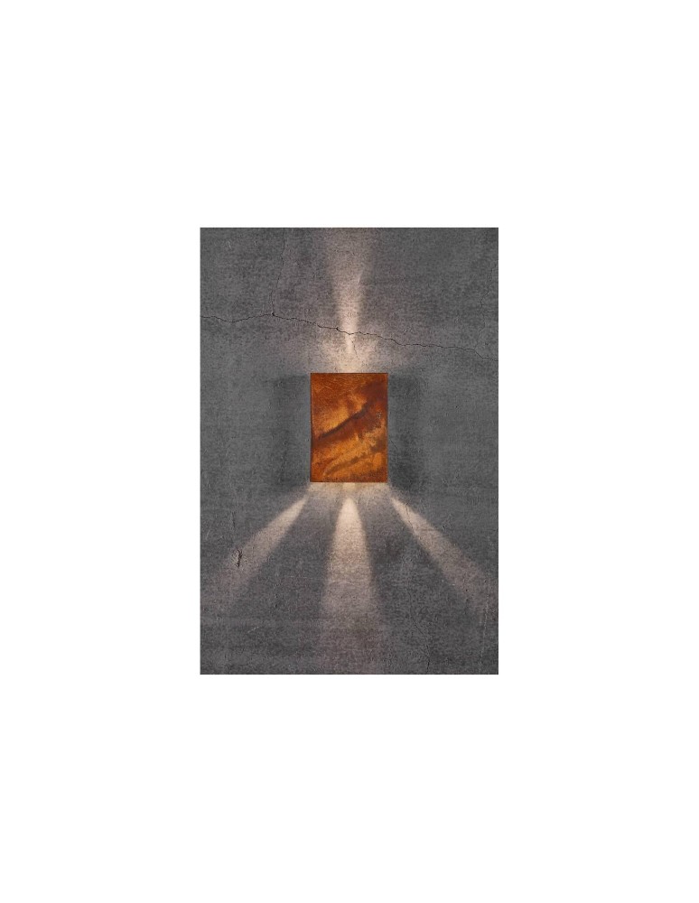 NORDLUX FOLD Lampa Ścienna LED Metal Corten 2019051038