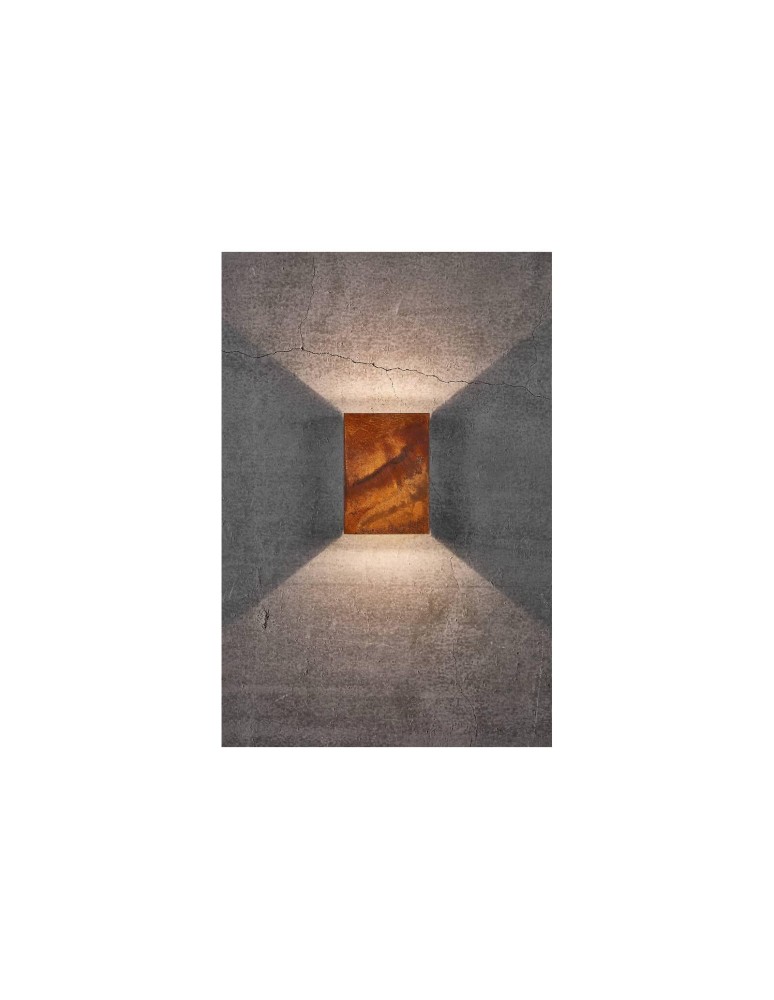 NORDLUX FOLD Lampa Ścienna LED Metal Corten 2019051038