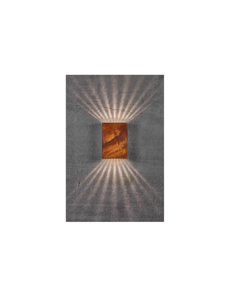NORDLUX FOLD Lampa Ścienna LED Metal Corten 2019051038