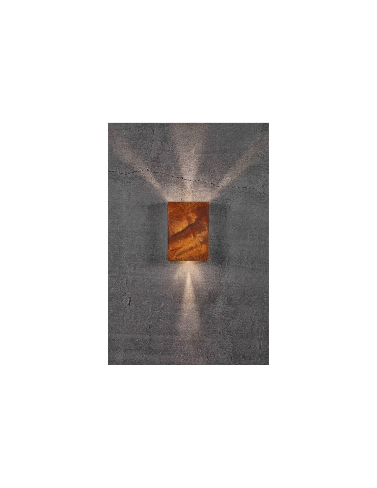 NORDLUX FOLD Lampa Ścienna LED Metal Corten 2019051038