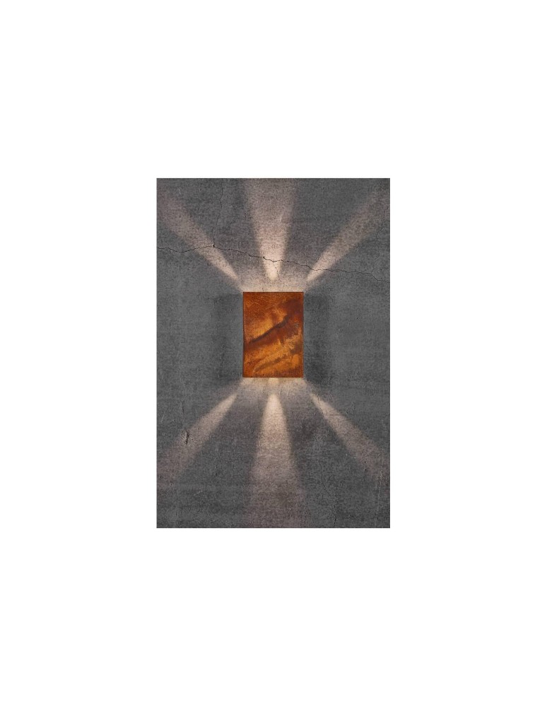 NORDLUX FOLD Lampa Ścienna LED Metal Corten 2019051038