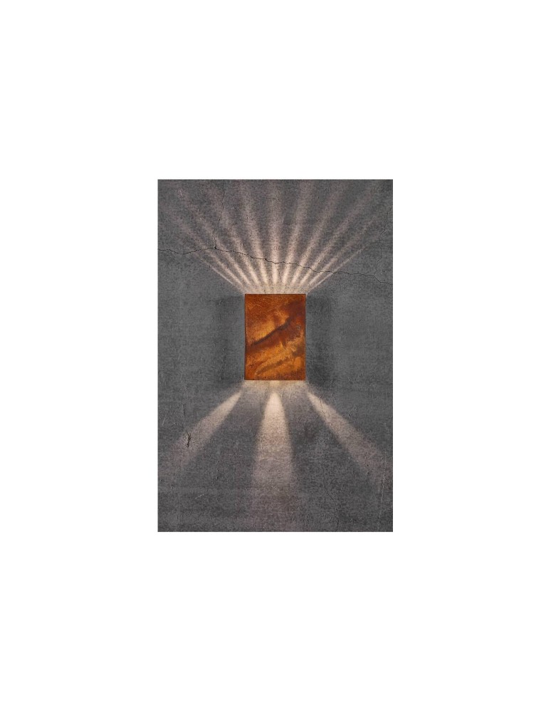 NORDLUX FOLD Lampa Ścienna LED Metal Corten 2019051038