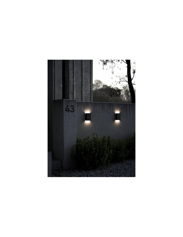 NORDLUX FOLD Lampa Ścienna LED Aluminium Czarny 2019051003 NORDLUX FOLD Lampa Ścienna LED Aluminium Czarny 2019051003