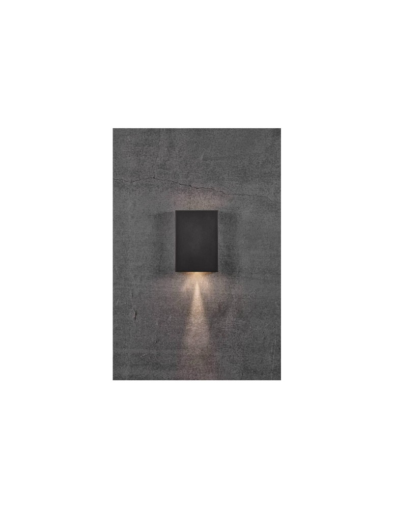 NORDLUX FOLD Lampa Ścienna LED Aluminium Czarny 2019051003 NORDLUX FOLD Lampa Ścienna LED Aluminium Czarny 2019051003