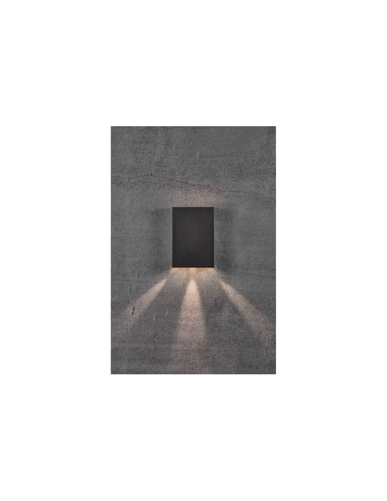 NORDLUX FOLD Lampa Ścienna LED Aluminium Czarny 2019051003 NORDLUX FOLD Lampa Ścienna LED Aluminium Czarny 2019051003