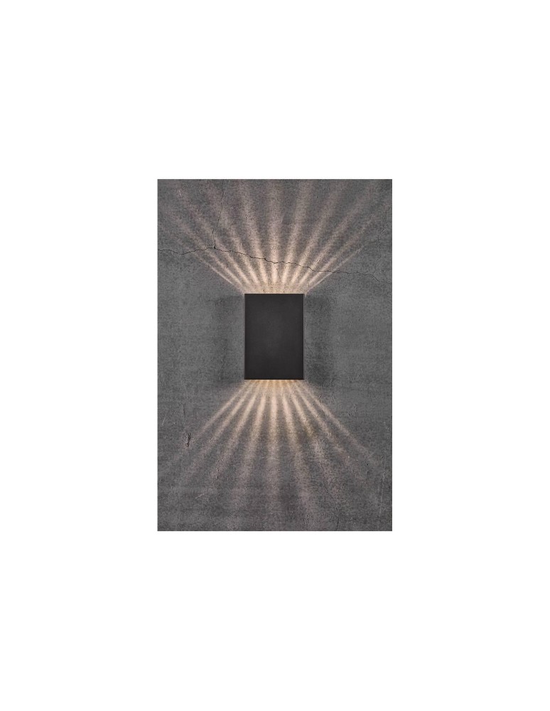 NORDLUX FOLD Lampa Ścienna LED Aluminium Czarny 2019051003 NORDLUX FOLD Lampa Ścienna LED Aluminium Czarny 2019051003