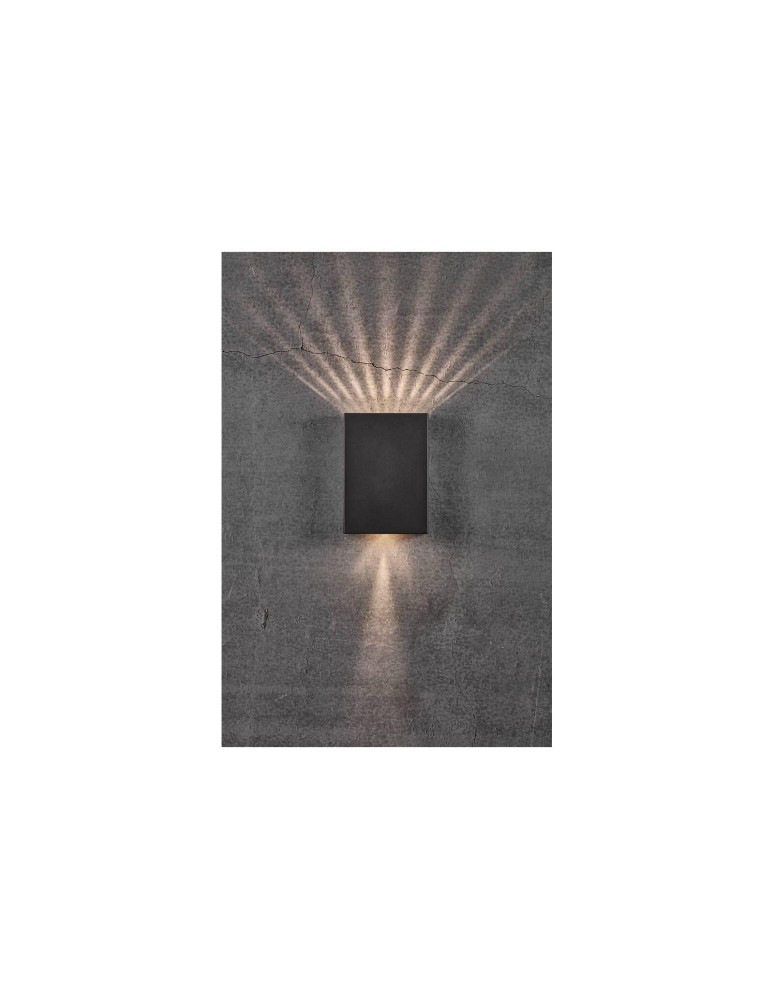 NORDLUX FOLD Lampa Ścienna LED Aluminium Czarny 2019051003 NORDLUX FOLD Lampa Ścienna LED Aluminium Czarny 2019051003