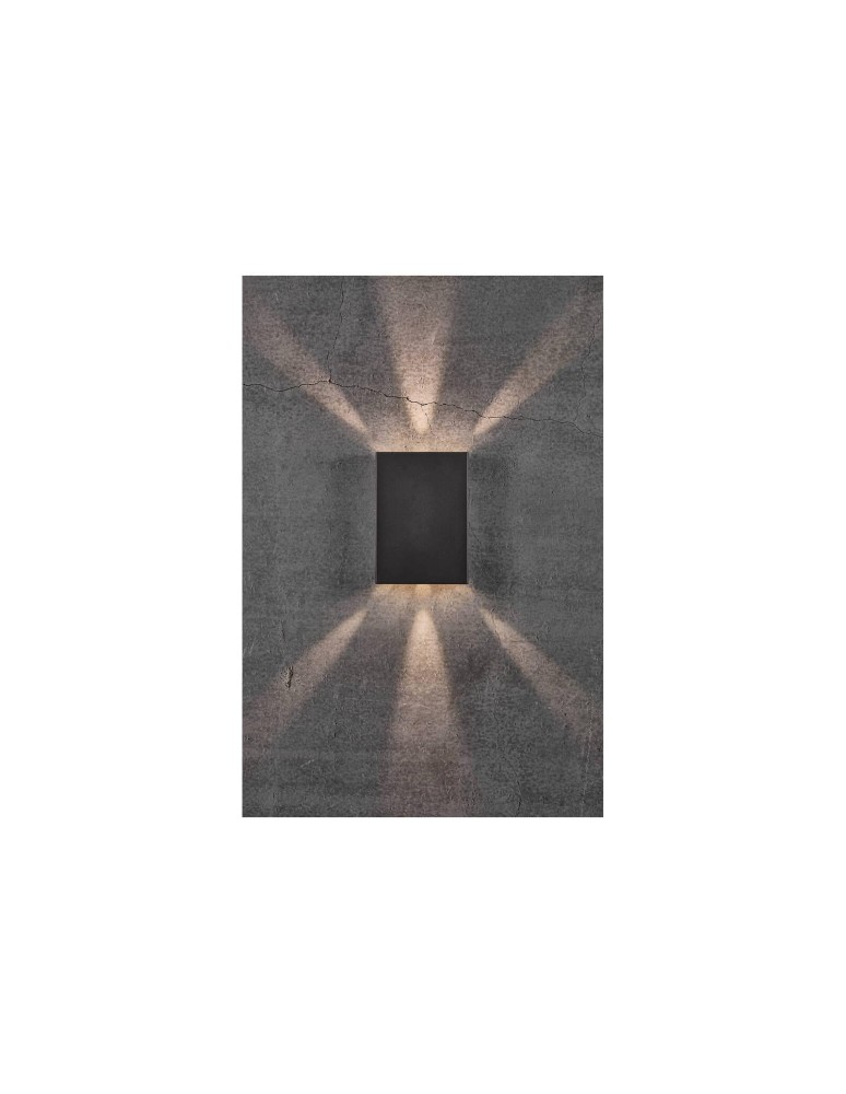 NORDLUX FOLD Lampa Ścienna LED Aluminium Czarny 2019051003 NORDLUX FOLD Lampa Ścienna LED Aluminium Czarny 2019051003