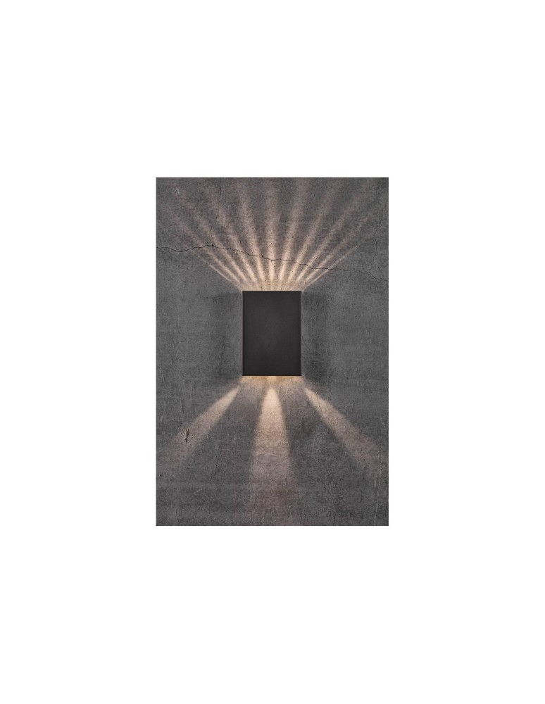 NORDLUX FOLD Lampa Ścienna LED Aluminium Czarny 2019051003 NORDLUX FOLD Lampa Ścienna LED Aluminium Czarny 2019051003