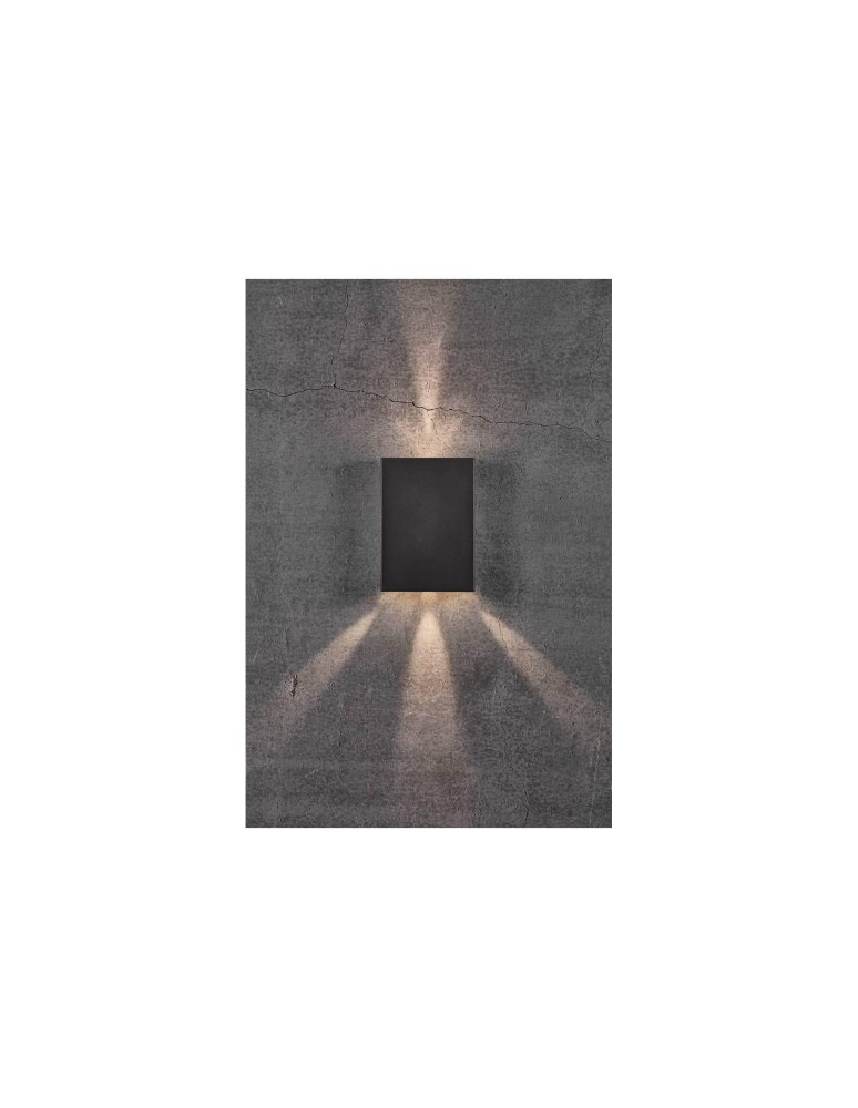 NORDLUX FOLD Lampa Ścienna LED Aluminium Czarny 2019051003 NORDLUX FOLD Lampa Ścienna LED Aluminium Czarny 2019051003