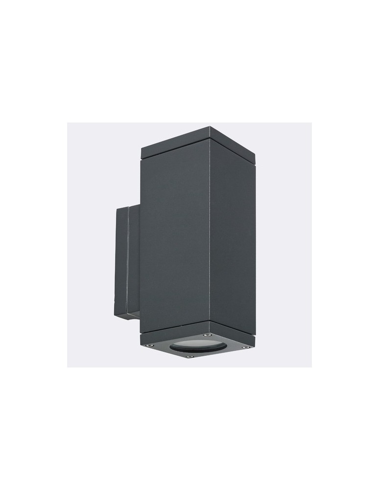 Kinkiety zewnętrzne - Norlys Sandvik Kinkiet 2xGU10 IP65 Grafit 1730GR - produkt kolory-swiatla.pl 1
