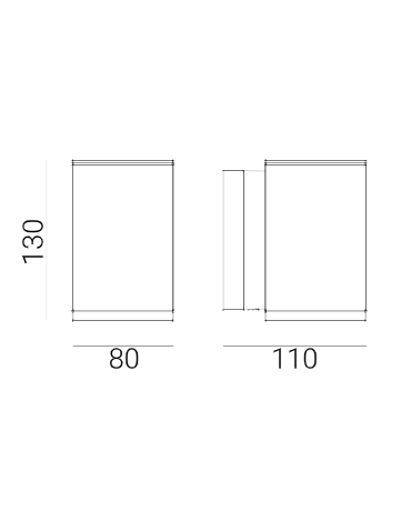 Norlys Sandvik Kinkiet 1xGU10 IP65 Grafit 1740GR - produkt 2