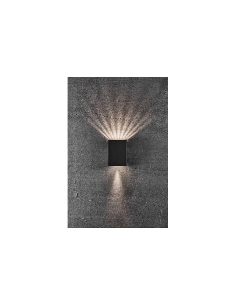 NORDLUX FOLD Lampa Ścienna LED Aluminium Czarny 2019041003 NORDLUX FOLD Lampa Ścienna LED Aluminium Czarny 2019041003