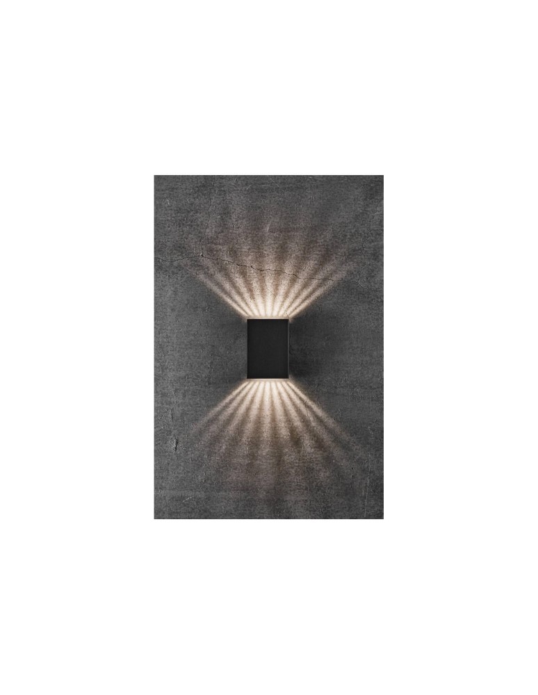 NORDLUX FOLD Lampa Ścienna LED Aluminium Czarny 2019041003 NORDLUX FOLD Lampa Ścienna LED Aluminium Czarny 2019041003