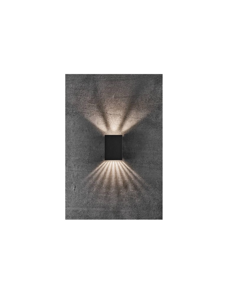 NORDLUX FOLD Lampa Ścienna LED Aluminium Czarny 2019041003 NORDLUX FOLD Lampa Ścienna LED Aluminium Czarny 2019041003
