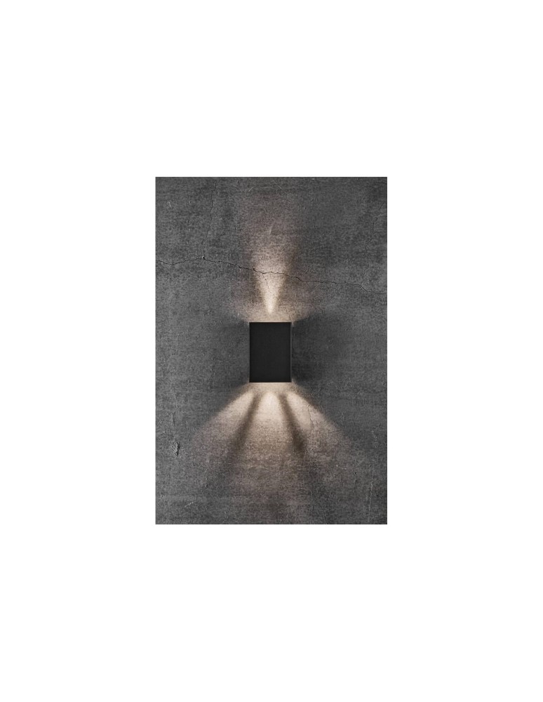 NORDLUX FOLD Lampa Ścienna LED Aluminium Czarny 2019041003 NORDLUX FOLD Lampa Ścienna LED Aluminium Czarny 2019041003