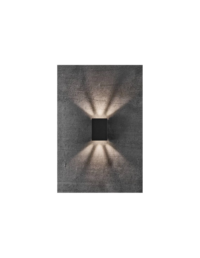 NORDLUX FOLD Lampa Ścienna LED Aluminium Czarny 2019041003 NORDLUX FOLD Lampa Ścienna LED Aluminium Czarny 2019041003