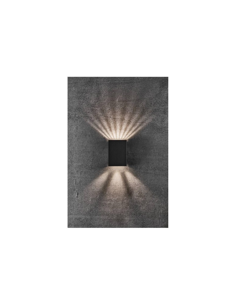 NORDLUX FOLD Lampa Ścienna LED Aluminium Czarny 2019041003 NORDLUX FOLD Lampa Ścienna LED Aluminium Czarny 2019041003