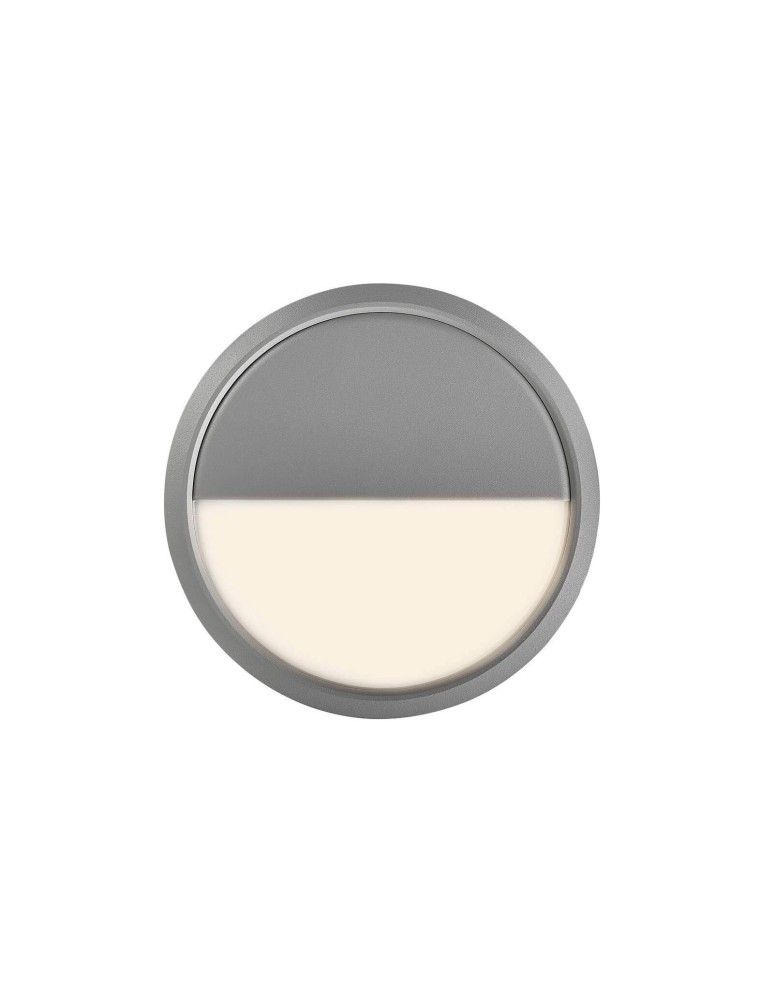 NORDLUX Lampa sufitowa Plafon okrągły SMARTLIGHT 1x9,5W LED Szary Aluminium 2019016010
