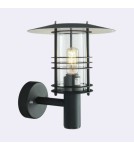Kinkiety zewnętrzne - Norlys Stockholm Kinkiet BIG 1xE27 IP54 Czarny 286B - produkt 1