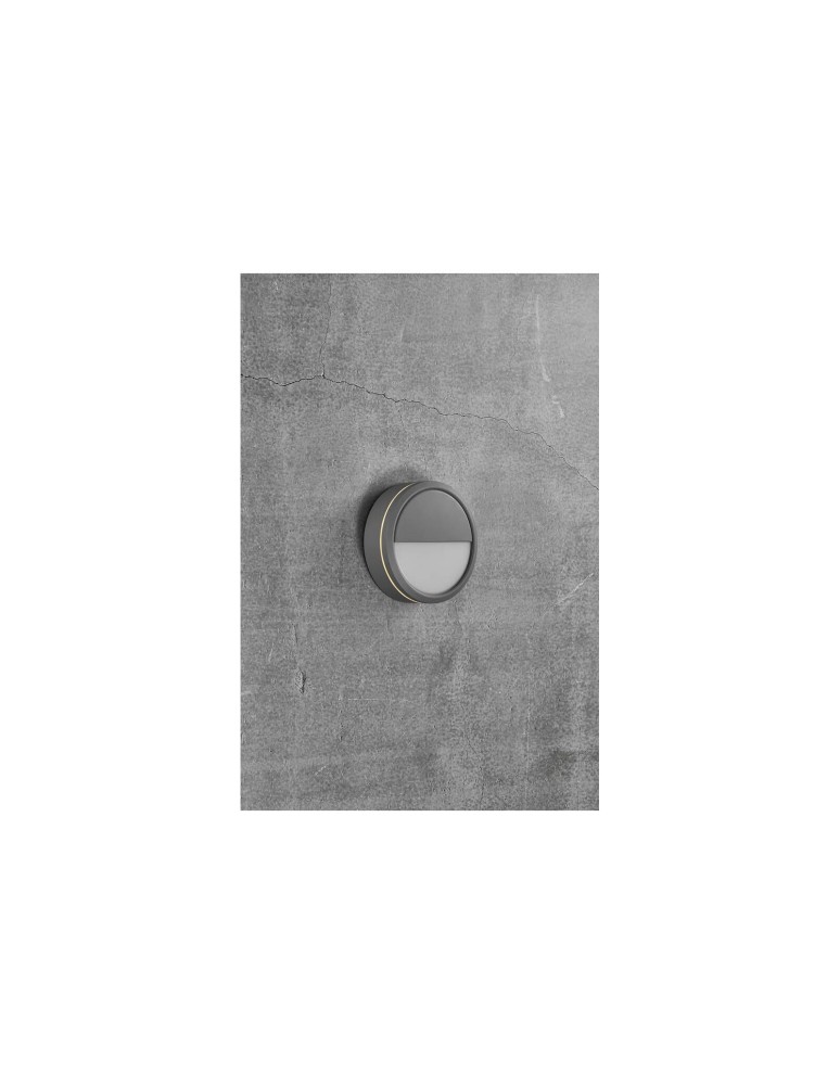 NORDLUX Lampa sufitowa Plafon okrągły SMARTLIGHT 1x9,5W LED Szary Aluminium 2019016010