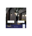 Kinkiety zewnętrzne - NORDLUX SMARTLIGHT Lampa Ścienna LED Aluminium Szary 2019001010 - product 7