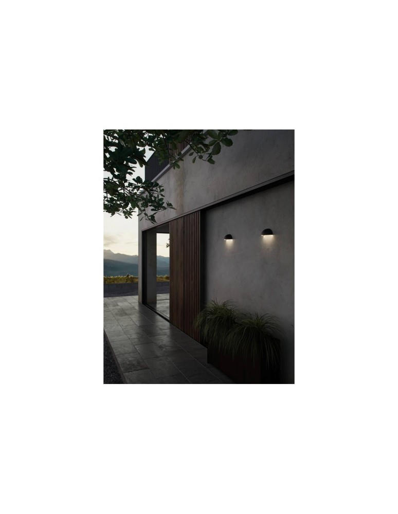 NORDLUX SMARTLIGHT Lampa Ścienna LED Aluminium Czarny 2019001003