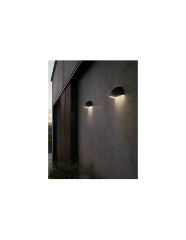 NORDLUX SMARTLIGHT Lampa Ścienna LED Aluminium Czarny 2019001003