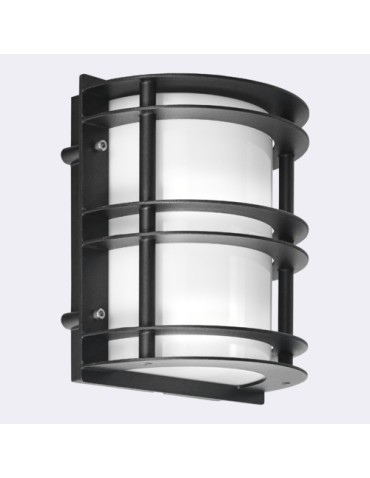 Norlys Stockholm Kinkiet LED 8W 332lm 3000K IP54 Czarny 1600B