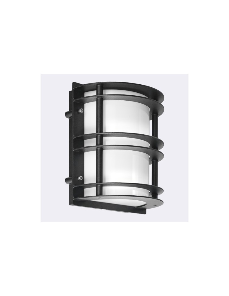 Kinkiety zewnętrzne - Norlys Stockholm Kinkiet LED 8W 332lm 3000K IP54 Czarny 1600B - produkt kolory-swiatla.pl 1