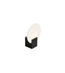 Kinkiety - NORDLUX HESTER Lampa ścienna Kinkiet LED Plastik Czarny 2015391003 - product 1