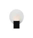 Kinkiety - NORDLUX HESTER Lampa ścienna Kinkiet LED Plastik Czarny 2015391003 - product 4