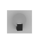 Kinkiety - NORDLUX HESTER Lampa ścienna Kinkiet LED Plastik Czarny 2015391003 - product 7