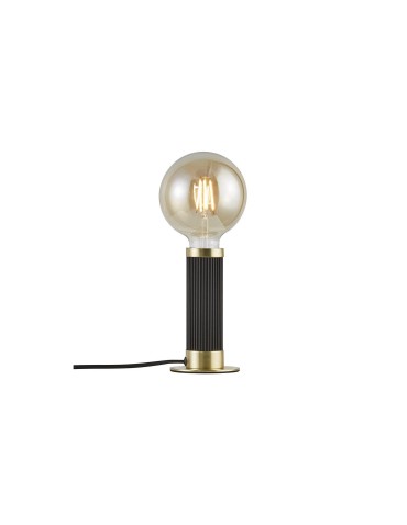 NORDLUX GALLOWAY Lampa Stołowa E27 40W Metal Czarny/Mosiądz 2011075003