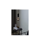 Lampy wiszące żarówki - NORDLUX GALLOWAY Lampa Wisząca E27 40W Metal Czarny/Mosiądz 2011053003 - product 3