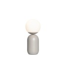 Lampy stołowe w stylu skandynawskim - NORDLUX NOTTI Lampa Stołowa E14 25W Metal Szary 2011035010 - product 1