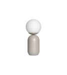 Lampy stołowe w stylu skandynawskim - NORDLUX NOTTI Lampa Stołowa E14 25W Metal Szary 2011035010 - product 2