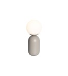 Lampy stołowe w stylu skandynawskim - NORDLUX NOTTI Lampa Stołowa E14 25W Metal Szary 2011035010 - product 3
