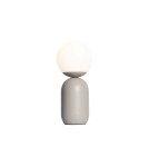 Lampy stołowe w stylu skandynawskim - NORDLUX NOTTI Lampa Stołowa E14 25W Metal Szary 2011035010 - product 4